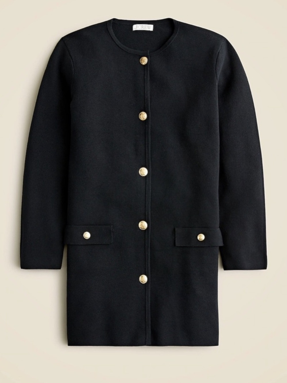 JCrew Long Giselle sweater blazer dress